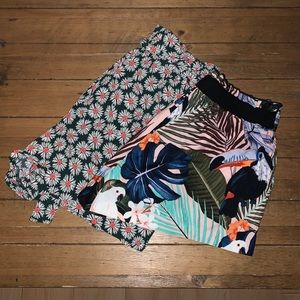 3 for $30   ZARA TRF BUNDLE OF TWO PAIR OF SHORTS